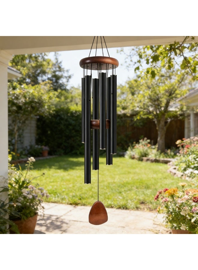 Six-Tube Retro Aluminum Wind Chime Metal Home Decoration Pendant - Image 1