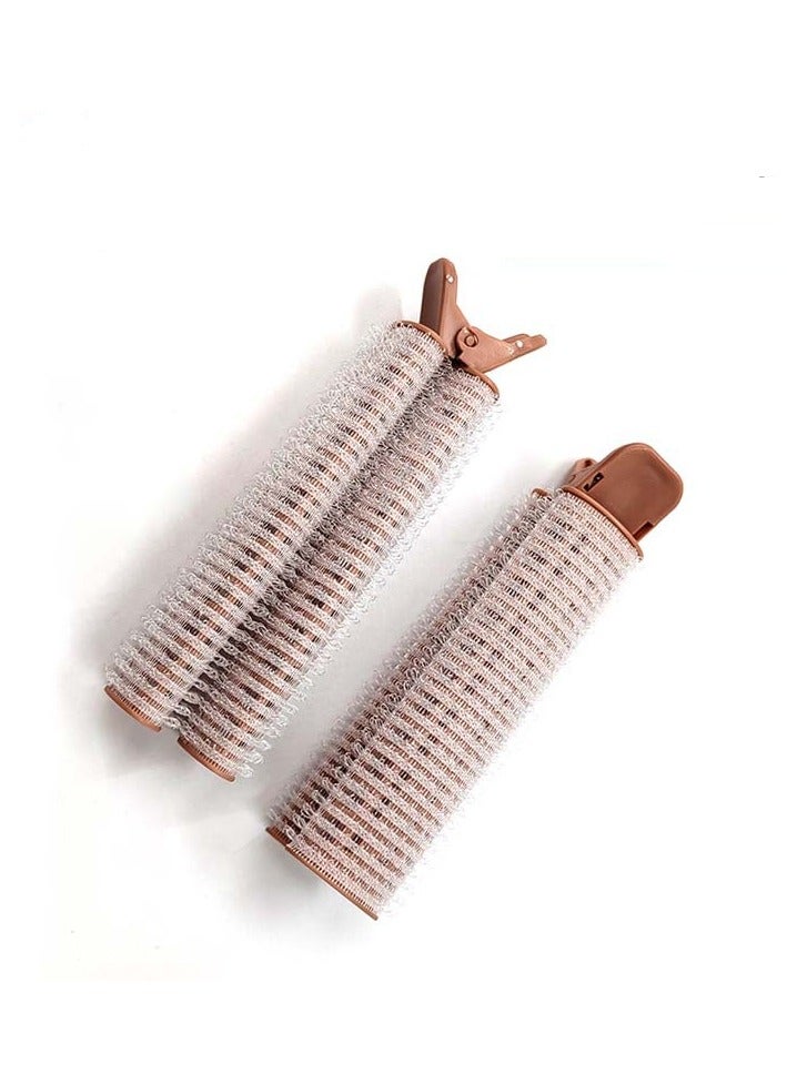 Goolsky Instant Volumizing Hair Clips for Women - Roller Clips for Volume, Curls & Root Lift for All Hair Types, Volumizing Hair Root Clips for Effortless Curl That Last, Easy to Use - 2pcs Terracotta - Image 3