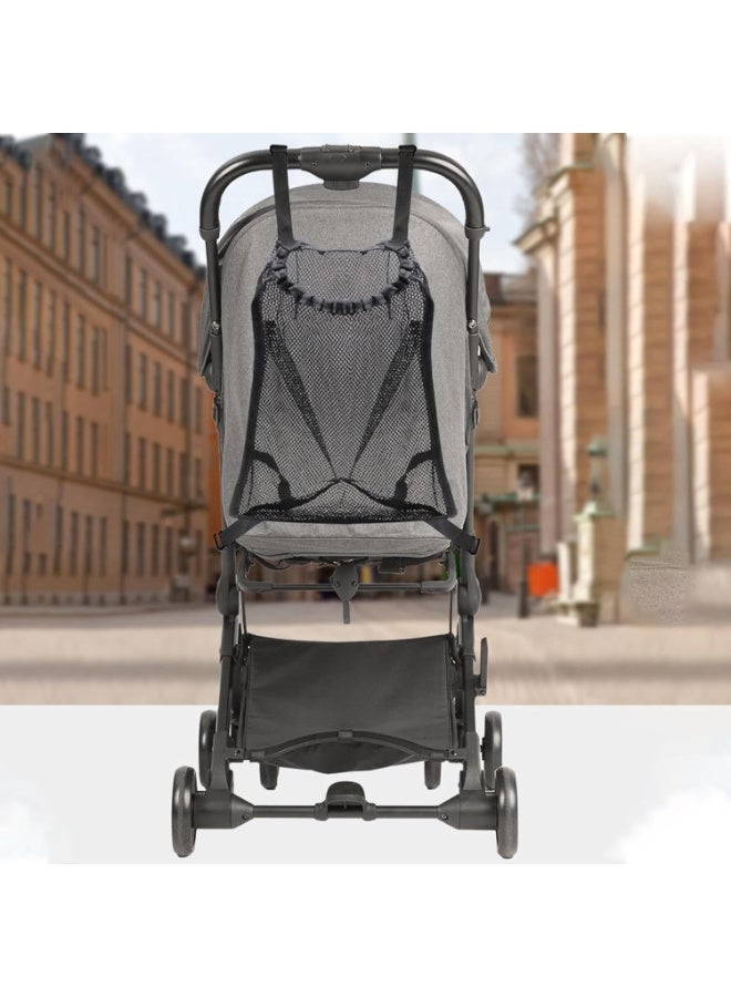 Stroller Storage Net - Baby Stroller Storage Bag Stroller Hangable Bag Adjustable Straps, Large Storage Container For Diaper Toy Snack Stroller Accessories Car Storage Bag - Image 5