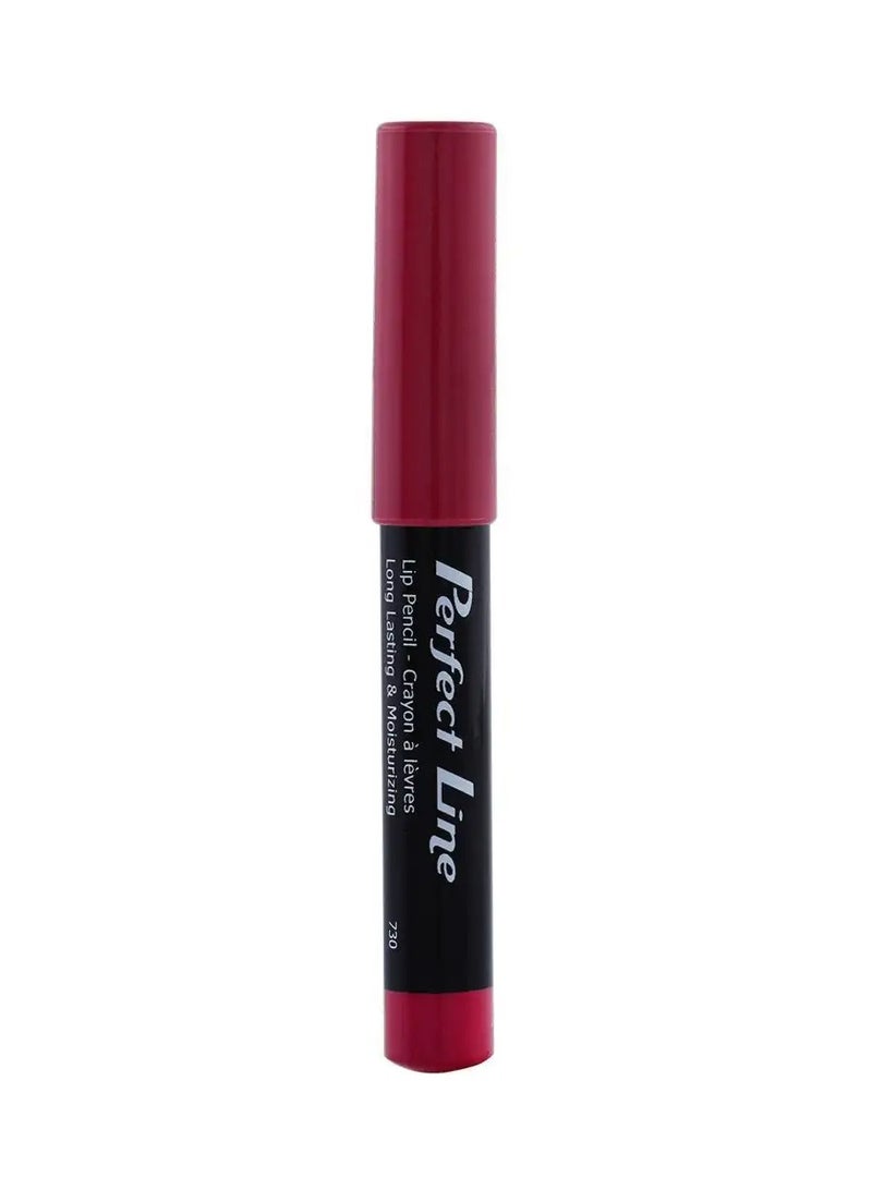 Glam's Perfect Line Glossy Lip Pencil #742 Red My Lips - Image 3