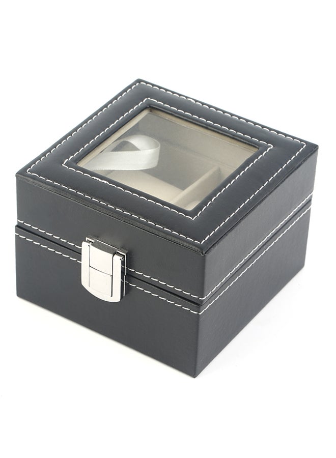 ليشب صندوق لتخزين الساعات مكوّن من قسمين طراز ZG828600 - Image 2