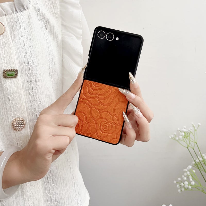 غطاء واقي، لـ Samsung Galaxy Z Flip 7، بني PC باللون البني للاستخدام المتكرر للاستخدام اليومي عملي للاستخدام المتكرر - Image 4