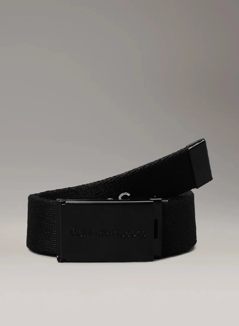 Calvin Klein Jeans Unisex Canvas Logo Belt