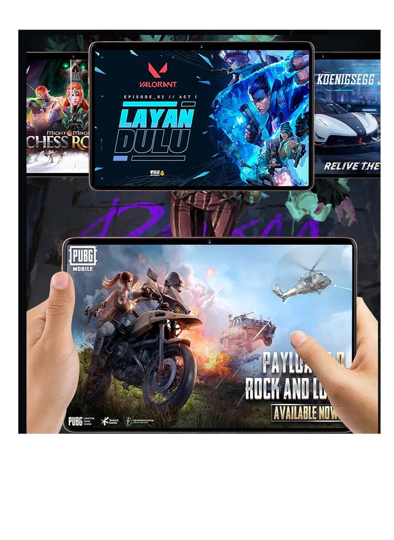 AirTab - 10.1 -Inch Smart Tablet A15 MAX Android 13 Tablet With 1TB Storage and 16GB RAM Quad Core Wi-Fi LTE Dual Sim with Touch Pen and Keyboard - BLUE - Image 1