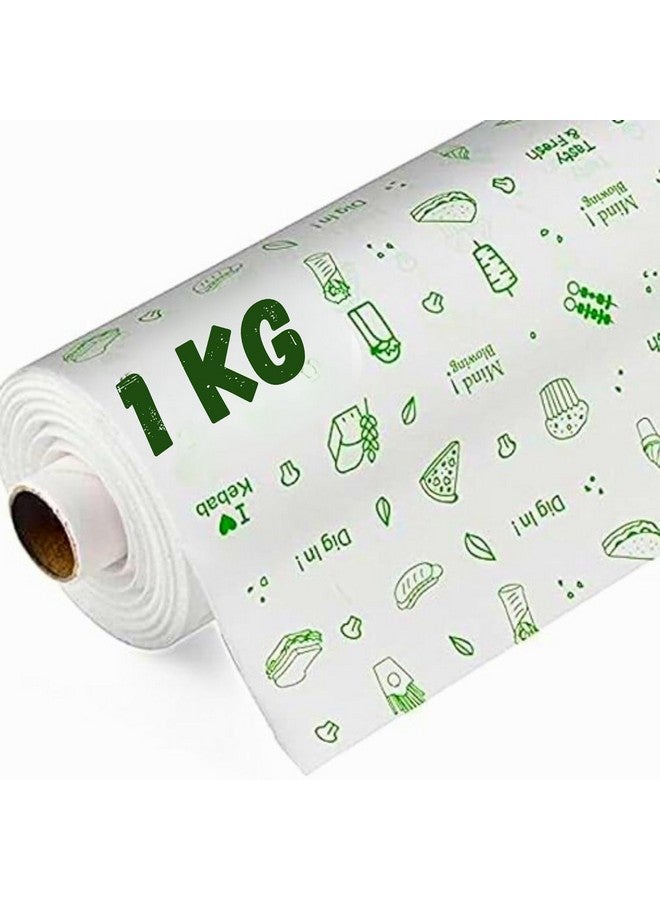 OFIXO Food Wrapping Paper Roll - 1 Kg. Premium Non-Stick Butter Wrapping Paper. Food Wrapping Paper - Image 1