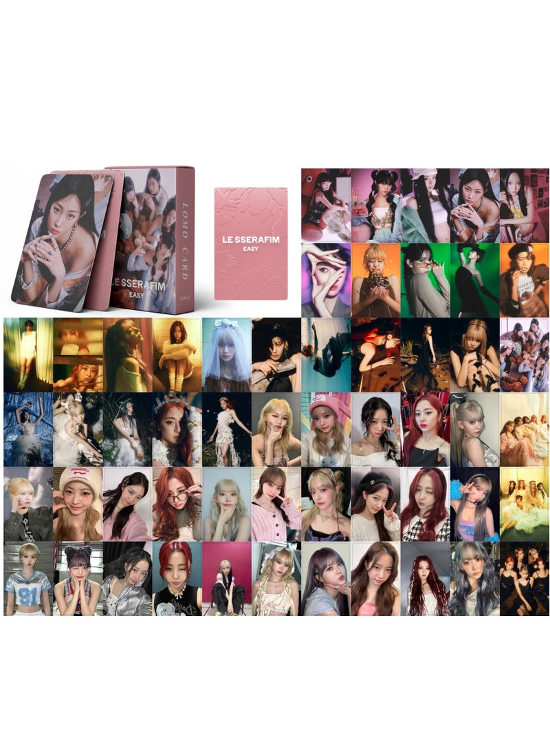 إيهوم 55 قطعة من ألبوم LE SSERAFIM الجديد بطاقة لومو سهلة - Image 2