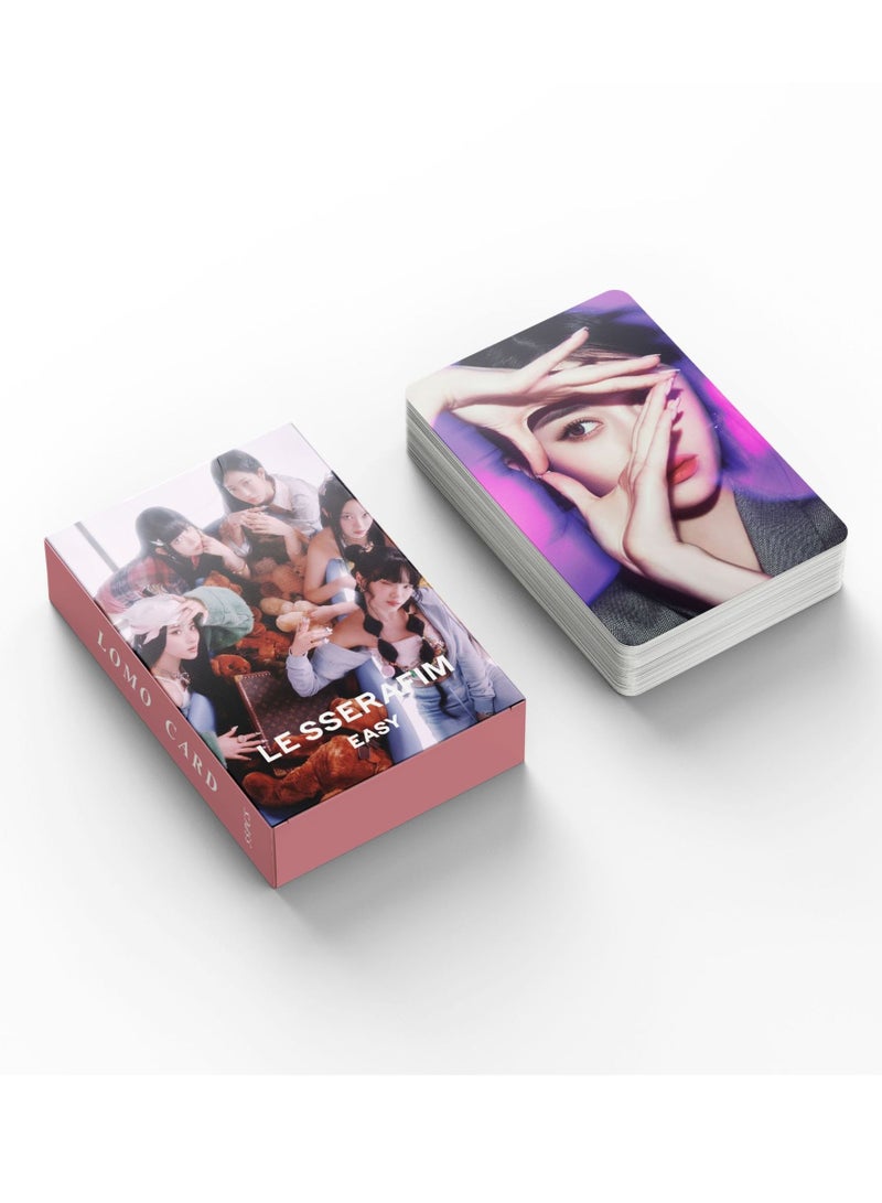 إيهوم 55 قطعة من ألبوم LE SSERAFIM الجديد بطاقة لومو سهلة - Image 3