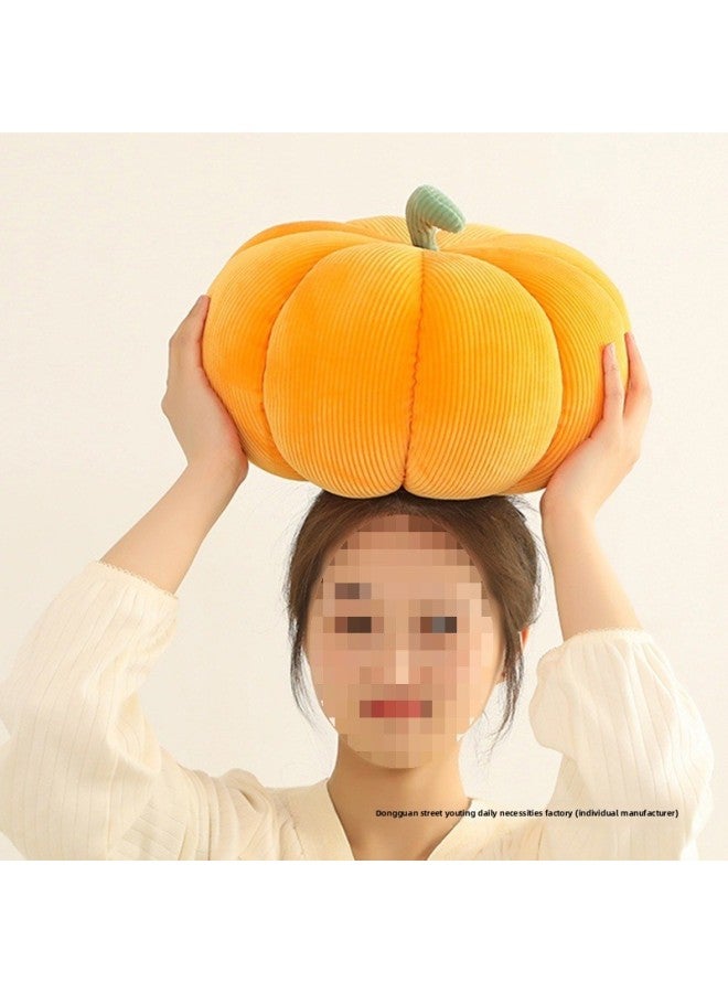 Loquat Ins Style Home  Pumpkin Pillow Doll Cushion Plush Toy Living Room Sofa Cushion-Specifications:Pink-Color:35cm /about 0.6kg - Image 4