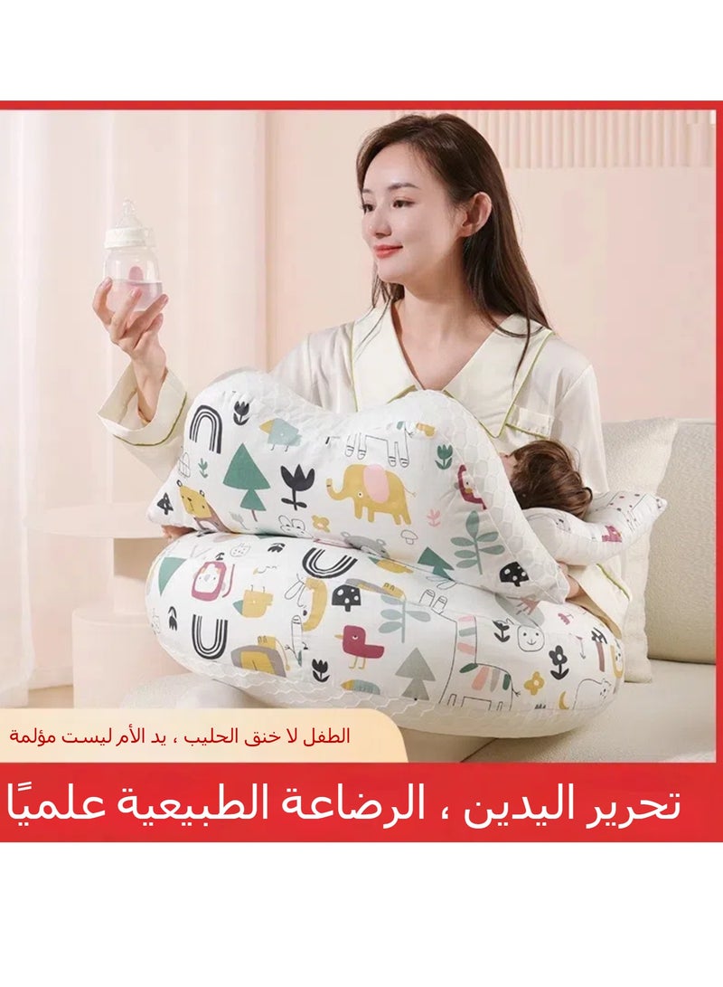general Newborn baby pregnant women breastfeeding pillow Multifunctional feeding pillow Relieve hand fatigue Confinement feeding pillow Maternal and infant products - Image 2