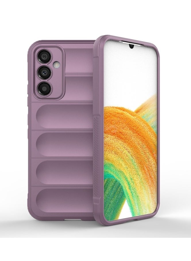 Generic - Magic Shield Tpu Silicone Shockproof Phone Case For Samsung Galaxy A34 (Lavender) - Image 1