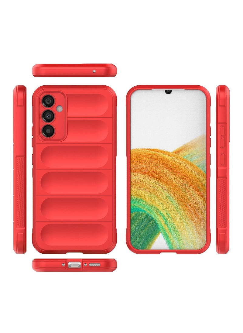 Generic - Magic Shield Tpu Silicone Shockproof Phone Case For Samsung Galaxy A34 (Lavender) - Image 1