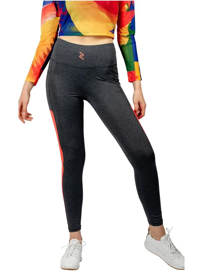 زيسي Women's Mid-Rise Power Leggings