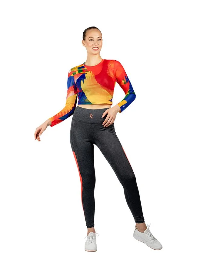 زيسي Women's Mid-Rise Power Leggings