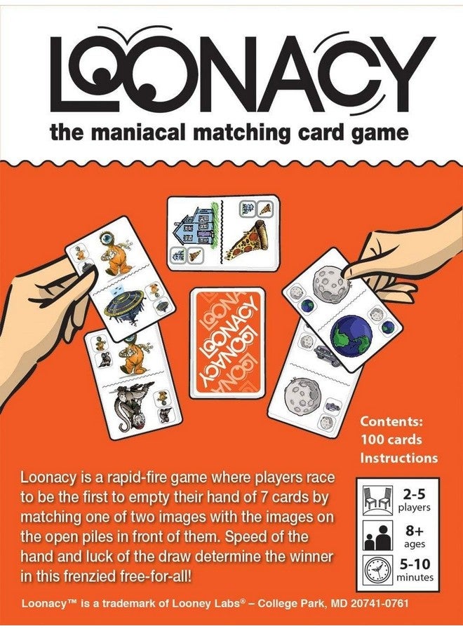 Looney Labs Loonacy Card Game - Maniacal Matching for 2-5 Players  - Image 4