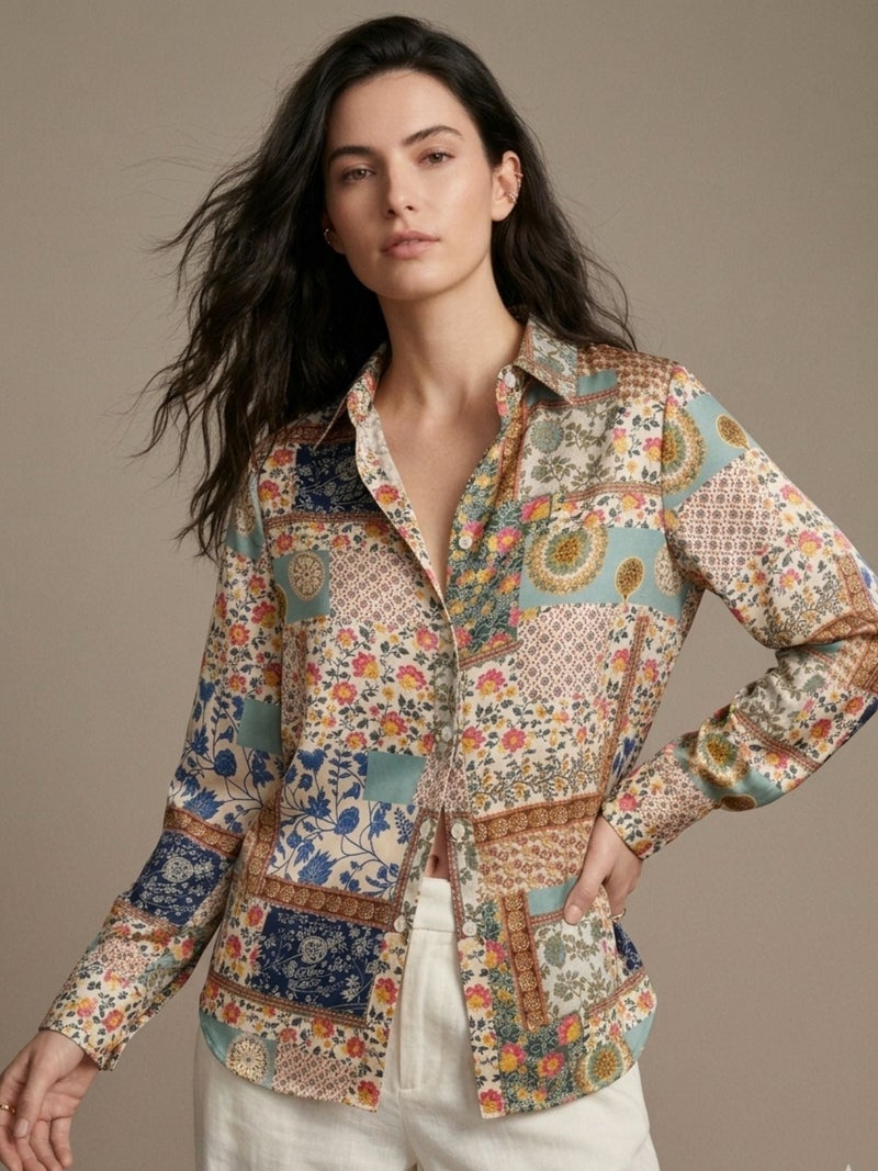 OUTZIDR Multi Printed Shirt - Image 3