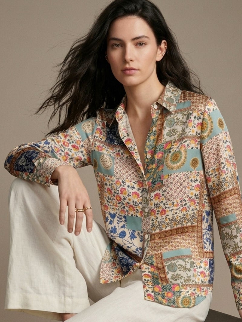 OUTZIDR Multi Printed Shirt - Image 2