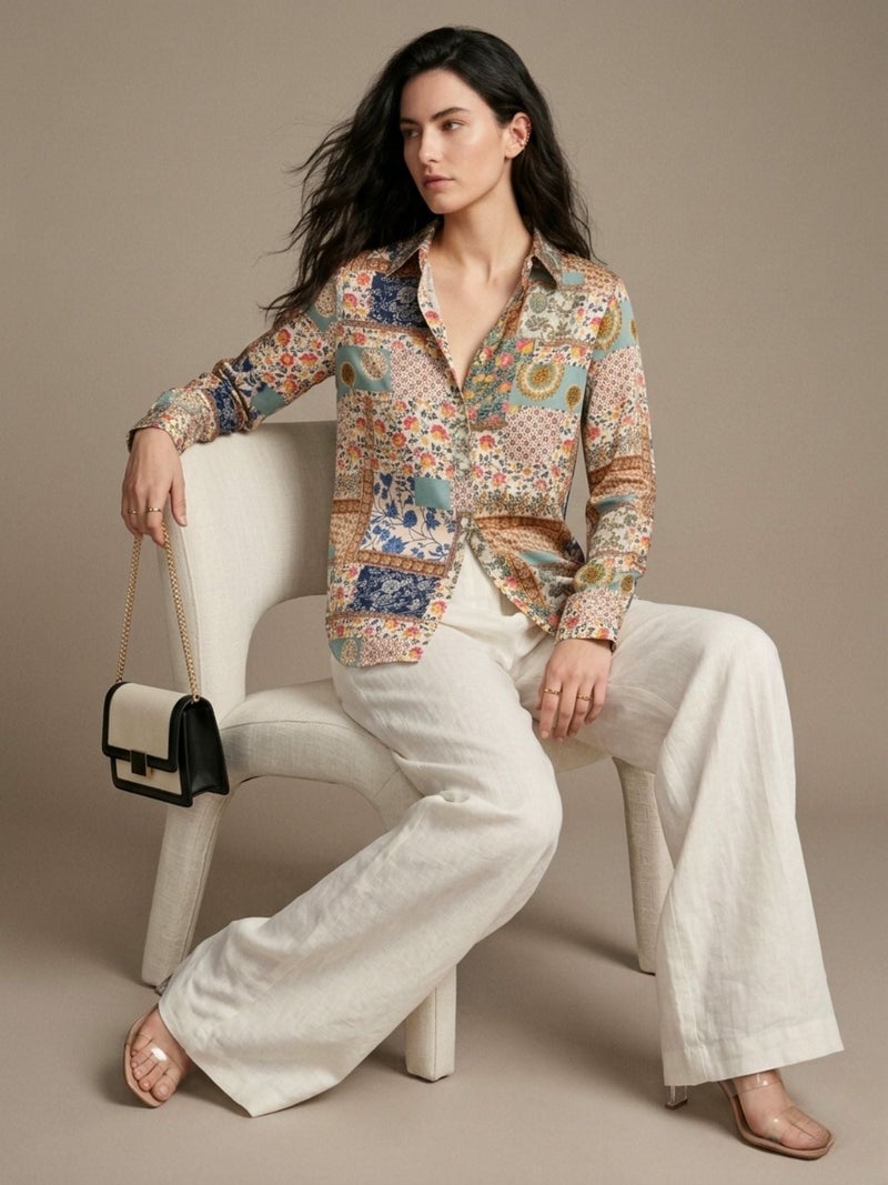 OUTZIDR Multi Printed Shirt - Image 5