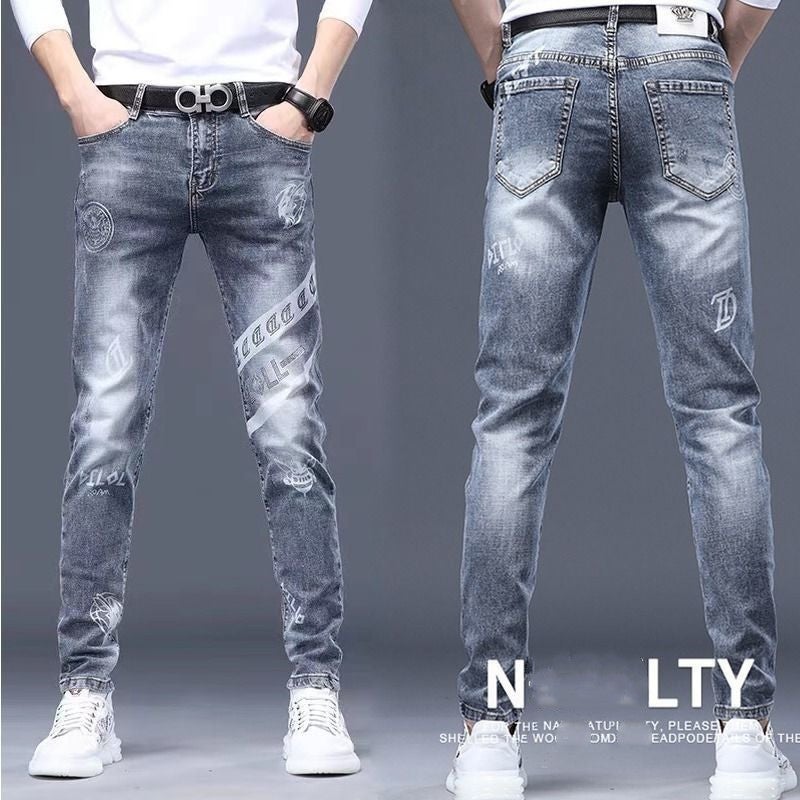 Unisex Classic Denim Jeans Loose Fit Daily Outdoor Wear - Image 2