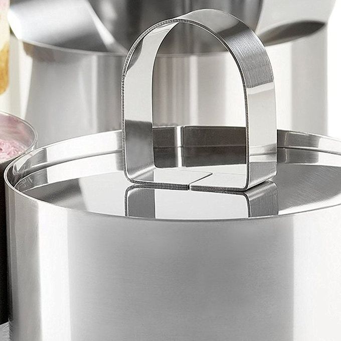 ONEDONE Cake Ring Molds Stainless Steel Ring Molds for Cooking Pastry Rings Cake Mousse Mold with Pusher,3.15in Diameter, Set of 6, Mother's Day Gift - Image 3