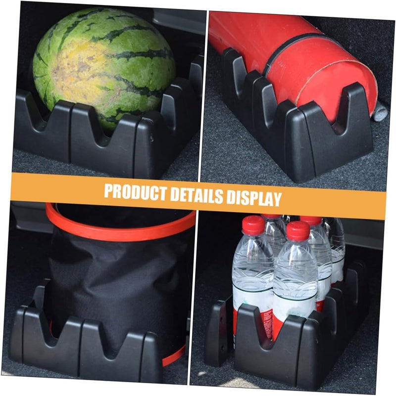 3sets Cargo Organizer Blocks for Car Trunk Storage Sturdy Plastic Trunk Divider Simple Installation for Efficient Space Management - Image 3