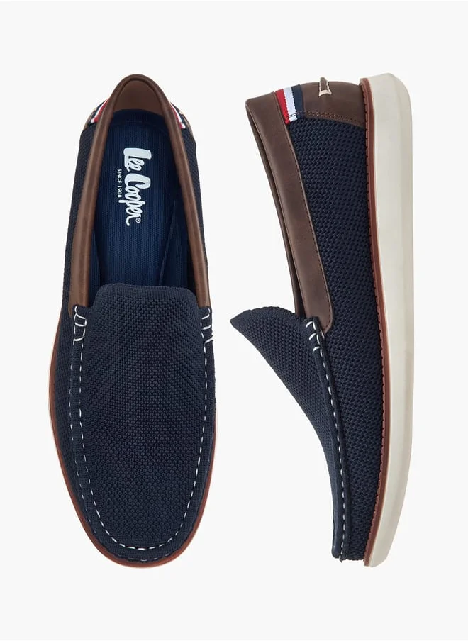Lee Cooper Men's Textured Slip-On Loafers