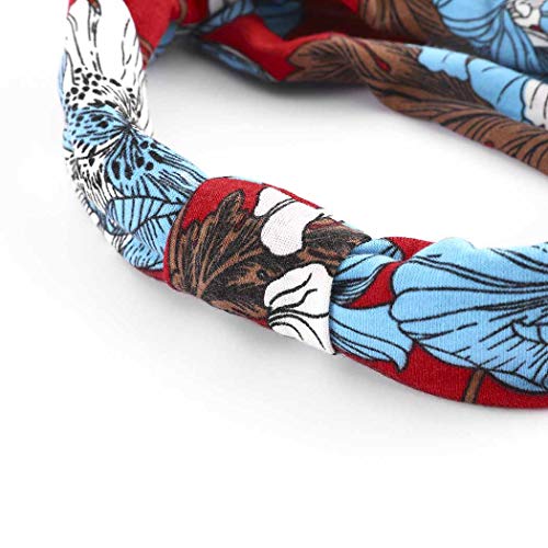 Bohend Boho Button Headband Wide Stretchy Daily Use Knotted Headwear Sport Athletic Yoga Gym Hair Accessories for Women and Girls(3pcs) (L) - Image 5