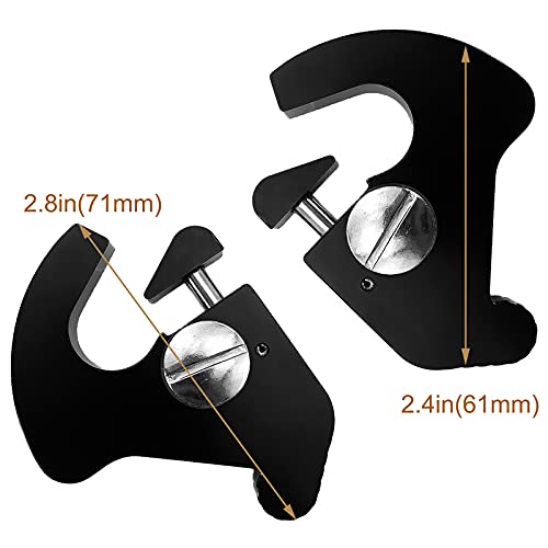 YIMOTO Motorcycle Black Detachable Rotary Sissy Bar Luggage Rack Latch Clips for Harley Davidson Softail Sportster 883 1200XL Touring Street Glide Electra Glide Road King - Image 2