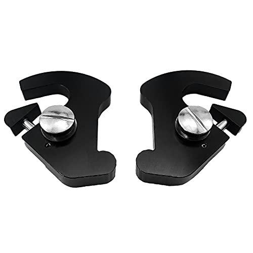 YIMOTO Motorcycle Black Detachable Rotary Sissy Bar Luggage Rack Latch Clips for Harley Davidson Softail Sportster 883 1200XL Touring Street Glide Electra Glide Road King - Image 4