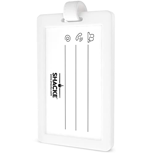 Shacke Medical Equipment Luggage Tag for Respiratory Devices (White/Vertical) - Image 3