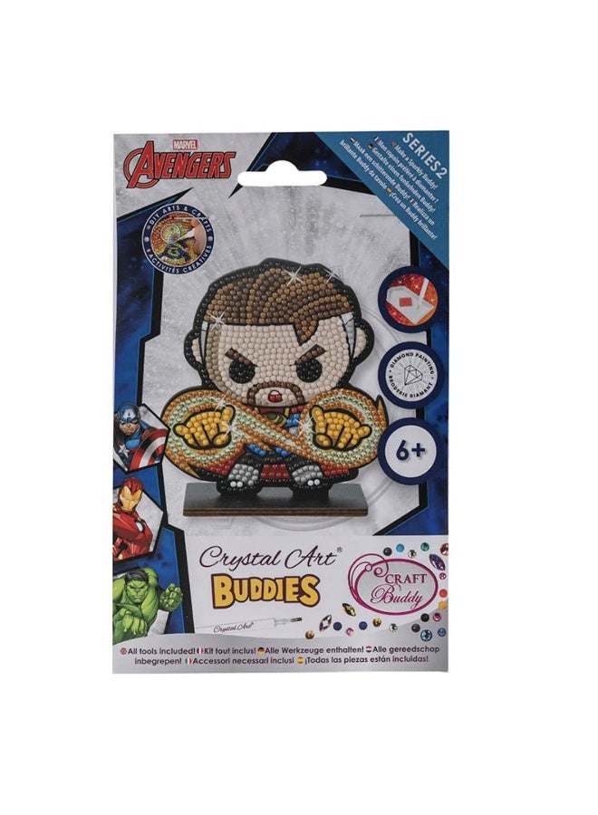 Craft Buddy Craft Buddy Marvel Avengers Doctor Strange Crystal Art Buddies Series 2 Diamond Painting Kit - Image 2