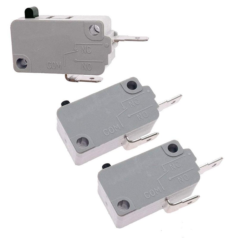Yoiilnz KW3A Microwave Oven Door Switch 16A 125250V Door Interloc 2 Normally Open and 1 Normally Closes