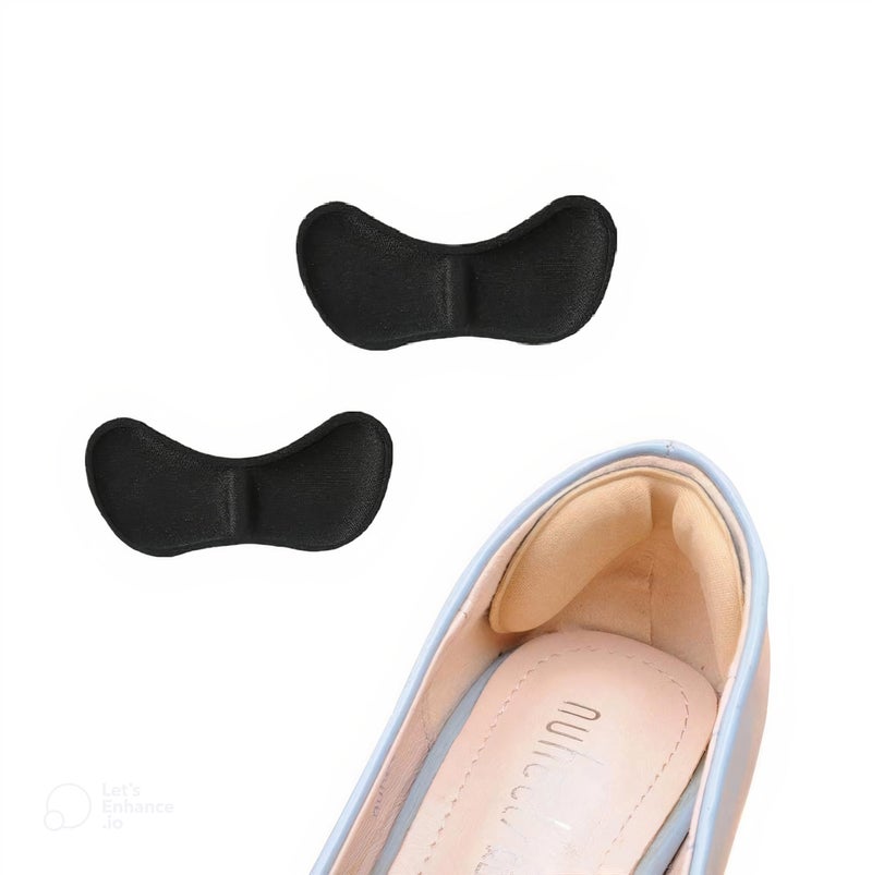 FEXMY Self-Adhesive Heel Grips Liner Cushion Inserts – Heel Pads, Shoe Bite Protector, Size Reducer Inserts, Shoe Fillers & Back Pads for Loose Shoes - Image 1