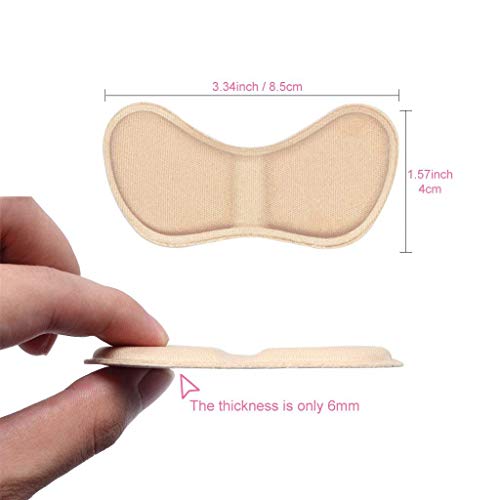 FEXMY Self-Adhesive Heel Grips Liner Cushion Inserts – Heel Pads, Shoe Bite Protector, Size Reducer Inserts, Shoe Fillers & Back Pads for Loose Shoes - Image 3