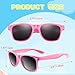 ASTARON 12 Pack Party Favors Sunglasses Bulk Neon Party Favors for Beach Wedding Party Pool Party Supplies - Image 4