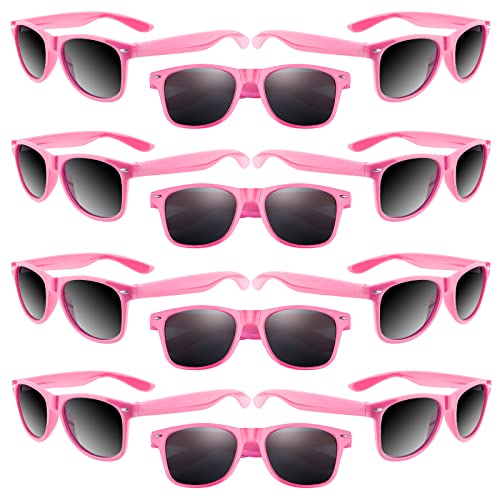ASTARON 12 Pack Party Favors Sunglasses Bulk Neon Party Favors for Beach Wedding Party Pool Party Supplies - Image 1