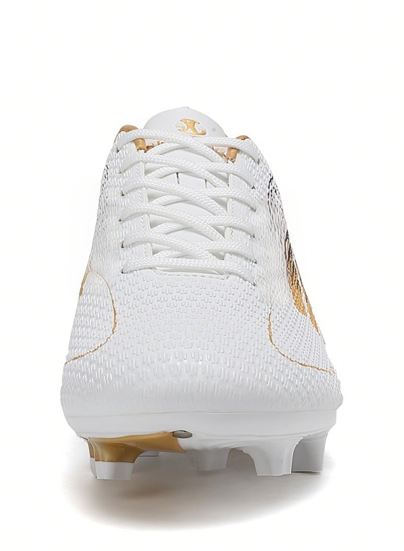 جناح السماء أحذية كرة قدم للرجال والنساء على أرض صلبة، أحذية كرة قدم منخفضة الارتفاع، نعل FG، أحذية كرة قدم خفيفة الوزن للتدريب الاحترافي في الهواء الطلق - Image 4