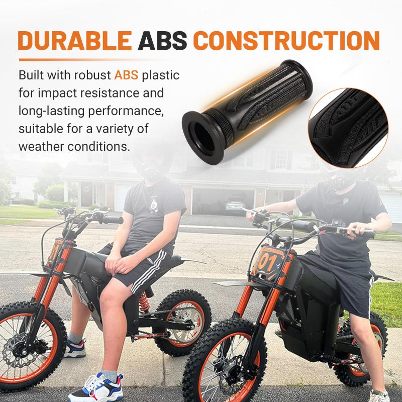 Dilomber Upgraded NFC-Bike Throttle and Left Side Grips Fits for Tuttio Soleil01 Electric Dirt Bike Only New Version Keyless w/LCD Display M Button NFC Unlocking - Image 3