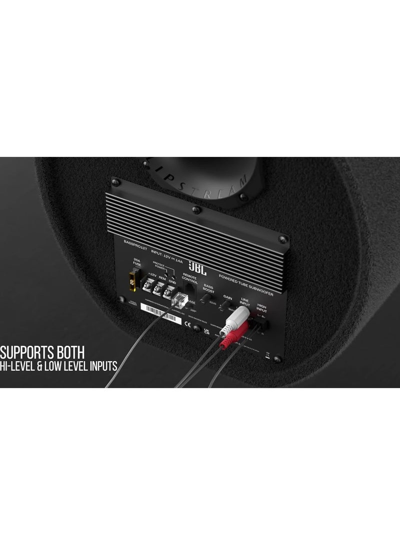 JBL BassPro 12"  Powered Subwoofer Enclosure – 150W RMS / 450W Peak Active Car Subwoofer - Image 4