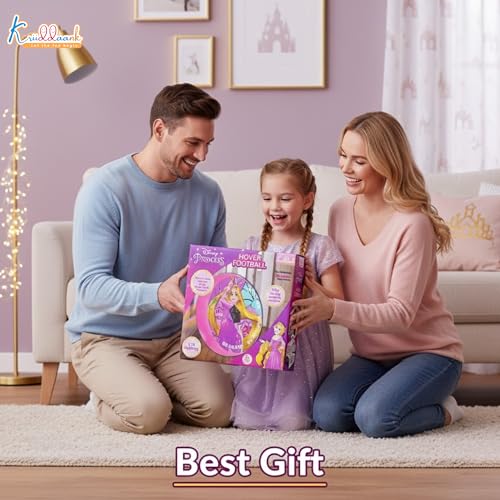 Kriiddaank Princess Hover Football - Safe Indoor Game, Super Slide Feature, Best Gift for Kids | Fun & Educational Toy for Kids | Safe, Engaging & Interactive Play - Image 2