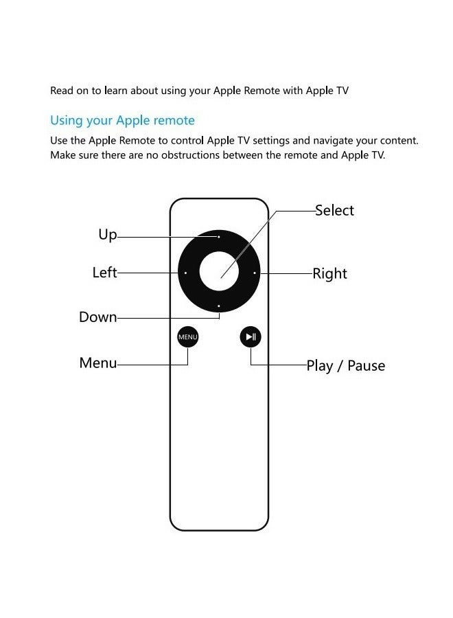 جهاز تحكم عن بعد فضي مناسب لتلفزيون Apple TV - Image 3