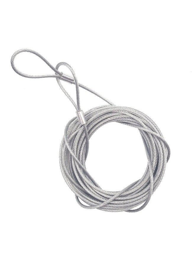 Ovener 16.5Ft Security Safety Cable Luggage Lock Safety Cable Wire with Braided Steel Coated Double Loop - Image 3