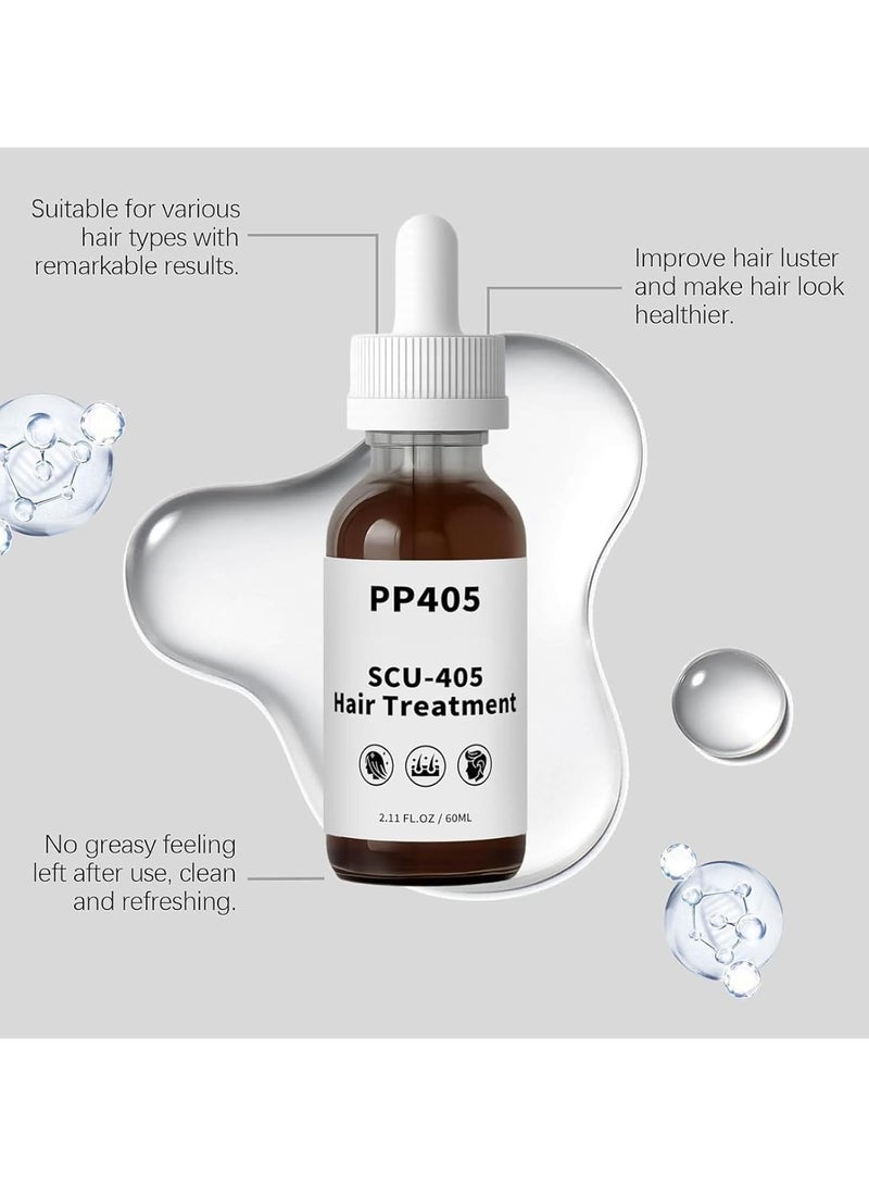 HTKCRX PP405 Hair Treatment, SCU-405 Hair Growth Oil, Anti-Hair Loss Serum, Scalp Nourishing Oil, Damage Repair, Loss Prevention, Quickly Absorbed & Non-Greasy (1pc) - Image 2