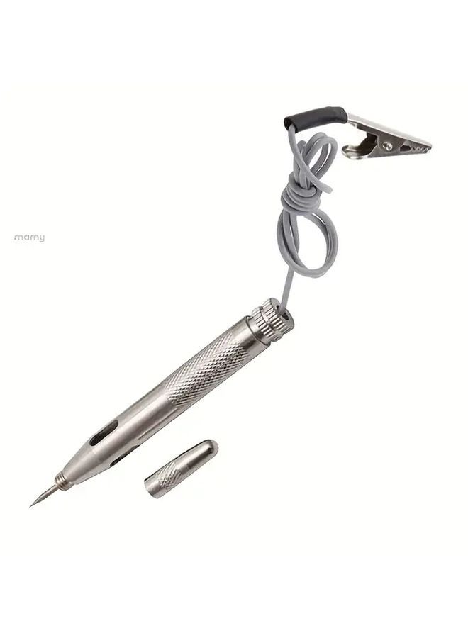 1 قطعة قلم اختبار دائرة السيارة DC 6V 24V، مسبار فحص الجهد، مصباح أداة تشخيص - Image 1