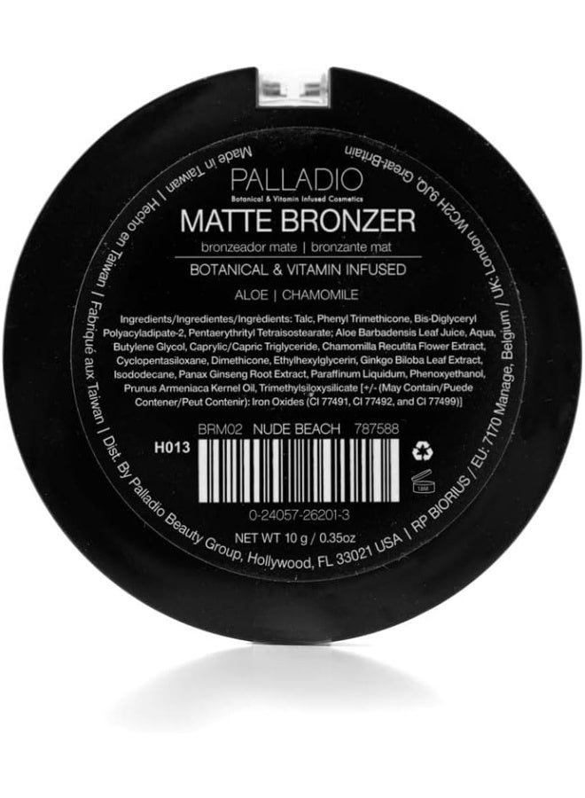 PALLADIO Matte Bronzer, Nude Beach - Image 4