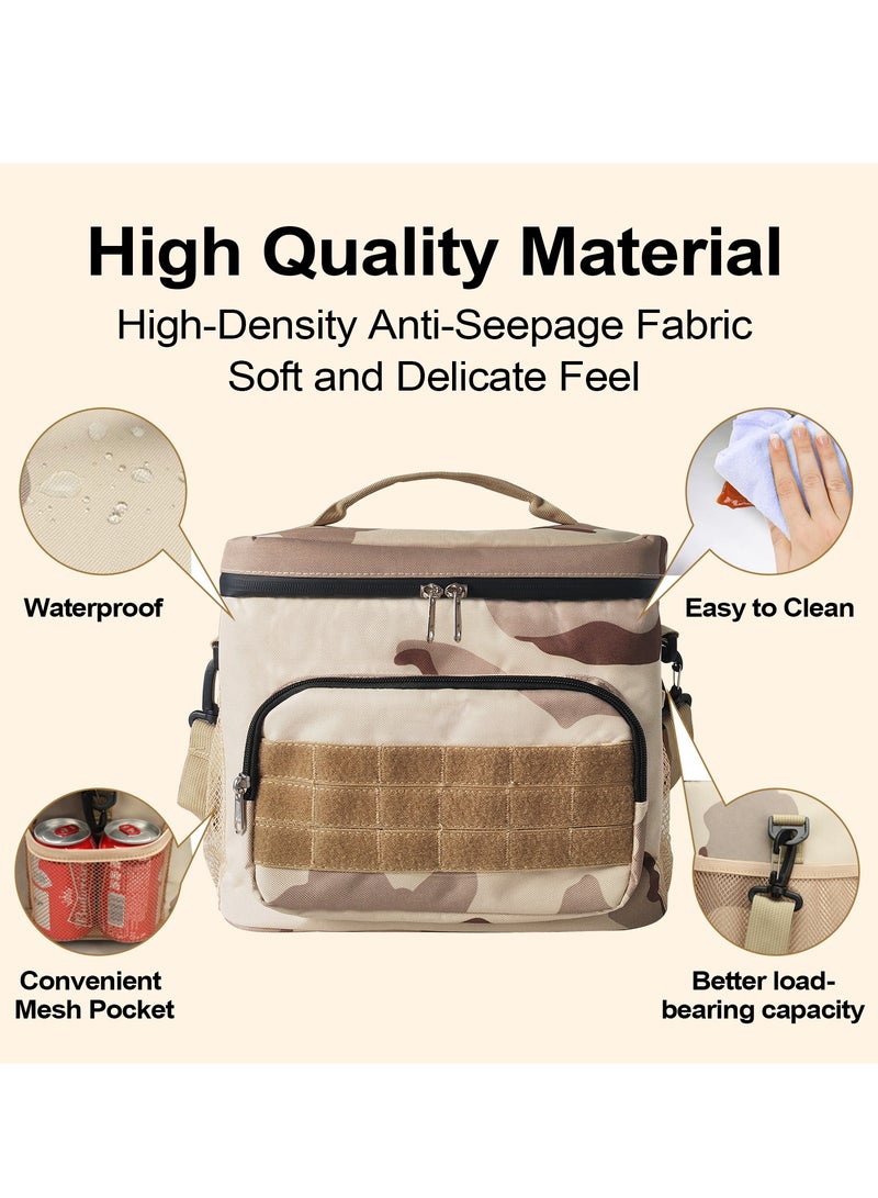 Ara Luxury Tactical Cooler Bag Outdoor, Insulated Reusable Lunch Bag for Adult, Portable Cooler Box for Tracel, Camping, Beach  - Image 4