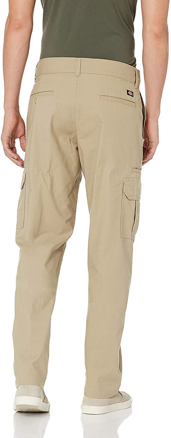 Dickies mens Ripstop Cargo Regular Straight Fit Work Utility Pants, Rinsed Desert Sand, 36W x 34L US - Image 2