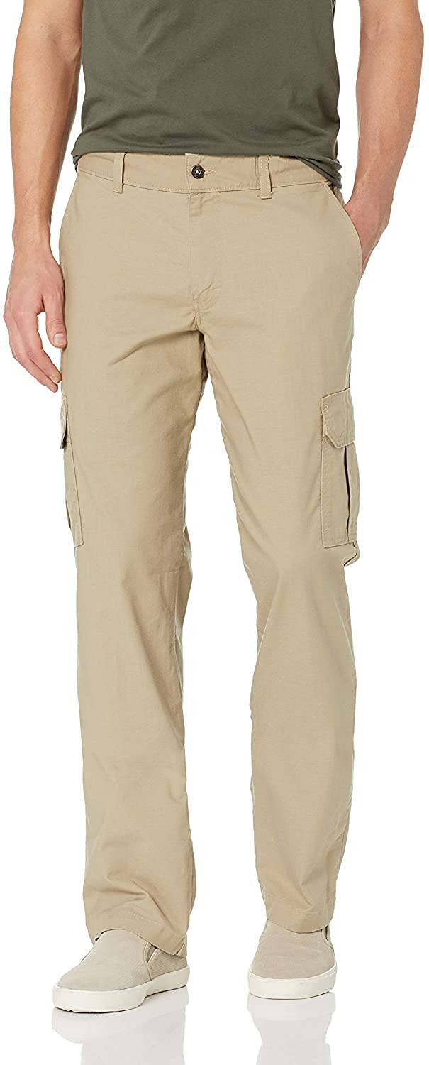 Dickies mens Ripstop Cargo Regular Straight Fit Work Utility Pants, Rinsed Desert Sand, 36W x 34L US - Image 5