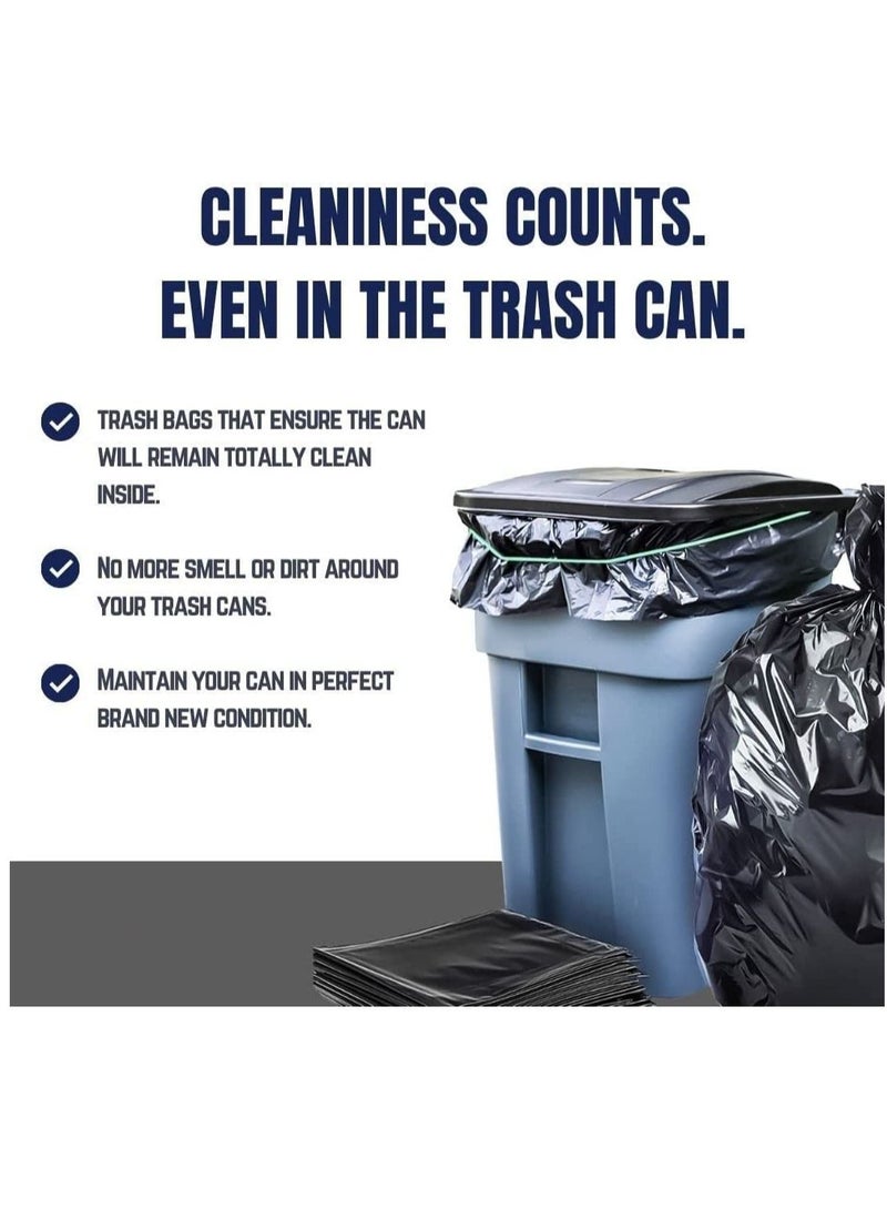 vsell24 25-Pack of Compostable Garbage Bags, 90-Gallon Capacity, Sized 110x130cm - Perfect for Kitchen and Home Waste Disposal - Image 3