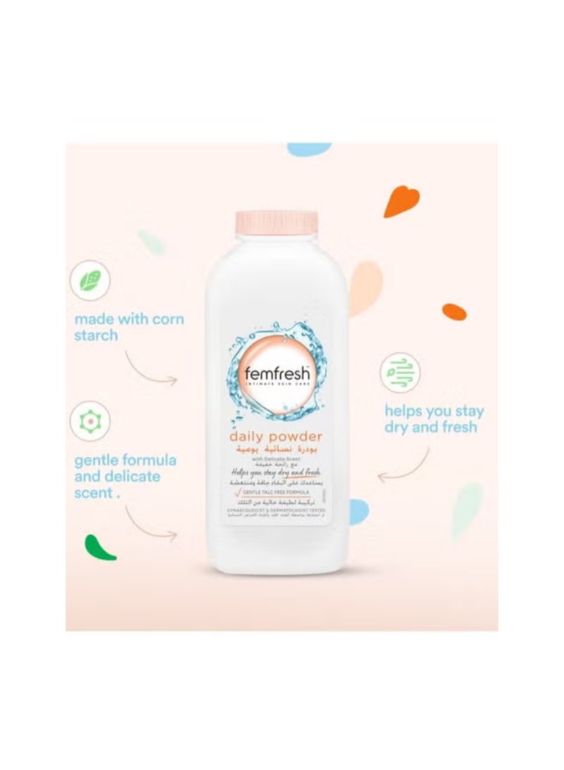 Femfresh Re-Balance Intimate Powder 200g | Talc-Free Feminine Hygiene Powder | Moisture Absorbing & Delicately Scented | Dermatologically & Gynecologically Tested - Image 2
