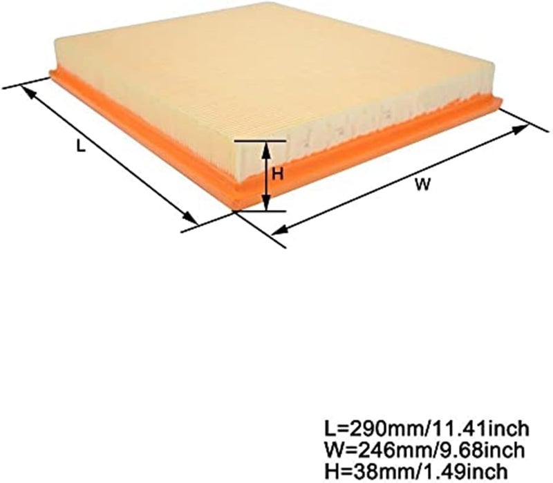 Wivplex Activated Carbon Air Filter for Nissan Vehicles - Image 2